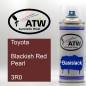 Preview: Toyota, Blackish Red Pearl, 3R0: 400ml Sprühdose, von ATW Autoteile West.